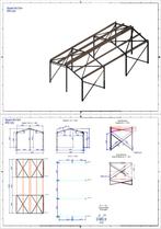 Nieuwe staalconstructie 6m x 12m x 3m, Doe-het-zelf en Bouw, Ophalen of Verzenden, Nieuw