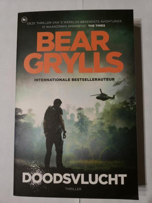 Doodsvlucht - Bear Grylls, Boeken, Thrillers, Gelezen, Ophalen of Verzenden