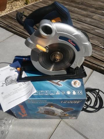 X-Kraft Cirkelzaag - 1200W, Doe-het-zelf en Bouw, Gereedschap | Zaagmachines, Ophalen, Gebruikt, Cirkelzaag, 30 tot 70 mm