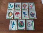 Panini EK Euro 2000 lot 11 emblemen/badges in topstaat, Comme neuf, Enlèvement ou Envoi