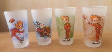 Spirou 4 verres du Quick de collection de 2001 