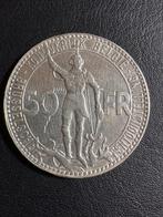 50 Frank wereldtentoonstelling 1935 Vlaams en positie B, Postzegels en Munten, Zilver, Ophalen of Verzenden, Losse munt, Zilver