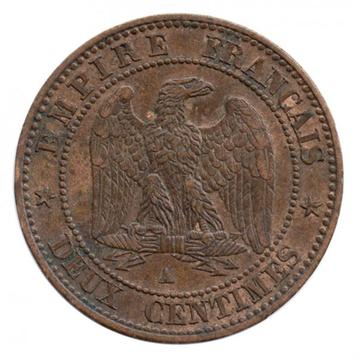 France 2 centimes, 1855 « A » et « ancre » - Paris