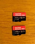 SanDisk 256 GB + 64 GB Extreme PRO microSDXC kaart, TV, Hi-fi & Vidéo, Photo | Cartes mémoire, SanDisk, Enlèvement ou Envoi, MicroSDXC