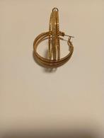 Boucles d'oreilles plaqué or 18 carats, Bijoux, Sacs & Beauté, Montres | Femmes, Enlèvement ou Envoi, Or, Or