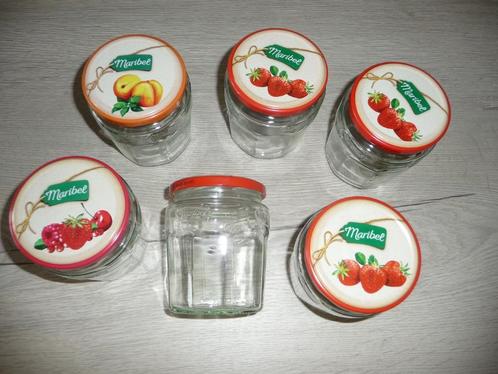 Confituurpotten Maribel 450 gr (tot 23 stuks), Huis en Inrichting, Keuken | Potten en Pannen, Zo goed als nieuw, Pot, Bus of Blik