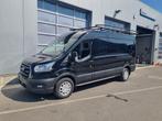 Ford Transit 350L L3H2 170 pk Trend, 4 deurs, Monovolume, Euro 6, Zwart