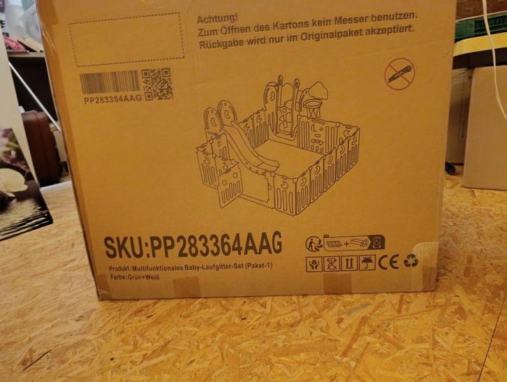 Inklapbare grondbox, Kinderen en Baby's, Tweelingen en Meerlingen, Gebruikt, Box, Bedje of Wieg, Ophalen