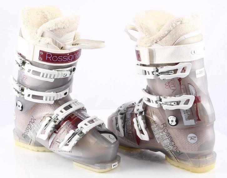 38 38,5 EU dames skischoenen ROSSIGNOL VITA SENSOR2 90, Sport en Fitness, Skiën en Langlaufen, Gebruikt, Schoenen, Ski, Rossignol