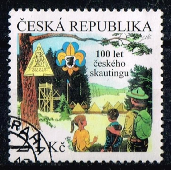 Postzegel uit Ceska - K 5089 - padvinderij, Postzegels en Munten, Postzegels | Europa | Overig, Gestempeld, Overige landen, Verzenden