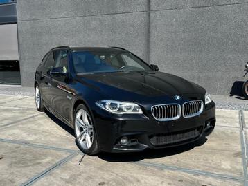 BMW 520D | 2015 | Diesel, Auto's, Automaat, Zwart, Leder, Bedrijf