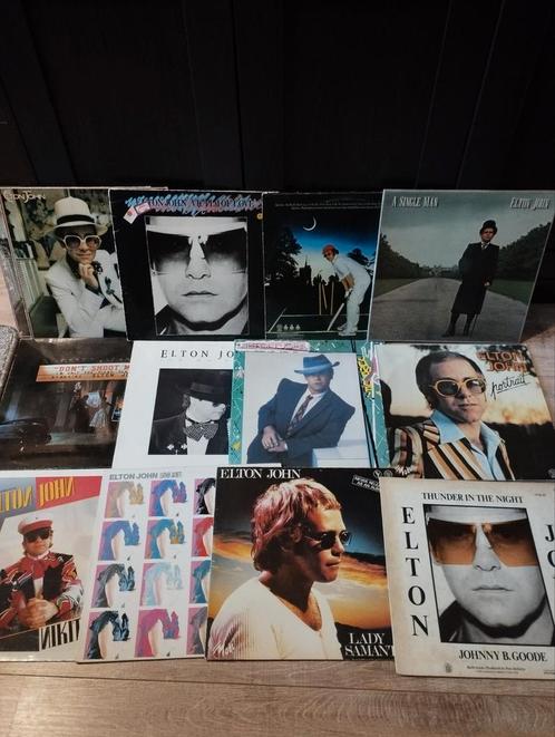 Elton John, 12 vynils., Cd's en Dvd's, Vinyl | Rock, Gebruikt, Ophalen of Verzenden