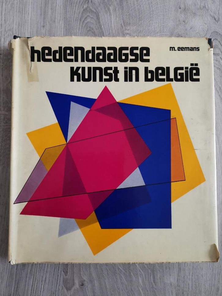 Hedendaagse kunst in België - M. Eemans 1972, Boeken, Kunst en Cultuur | Beeldend, Gelezen, Schilder- en Tekenkunst, Ophalen of Verzenden