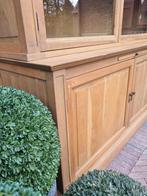 Eiken buffetkast/vitrinekast GRATIS LEVERING, Huis en Inrichting, Kasten | Buffetkasten, Ophalen of Verzenden, Zo goed als nieuw