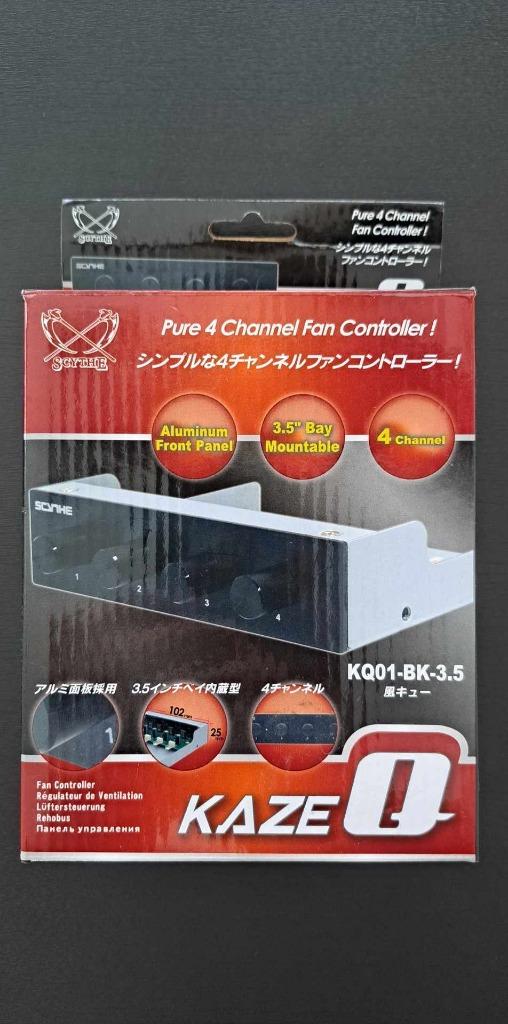 Scythe CazeQ 4 channel fan controller, Computers en Software, Computerkoelers, Zo goed als nieuw, Ophalen of Verzenden
