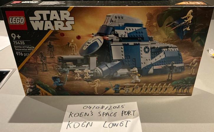 Lego Star Wars 75435 Battle of Felucia Separitist MTT, Kinderen en Baby's, Speelgoed | Duplo en Lego, Nieuw, Lego, Complete set