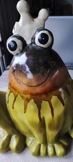 tuinaccessoire stenen kikkerprins, Ophalen of Verzenden, Gebruikt, Steen, Dierenbeeld