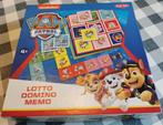 Paw Patrol Lotto Domino en Memo, Kinderen en Baby's, Speelgoed | Educatief en Creatief, Puzzelen, Zo goed als nieuw, Ophalen