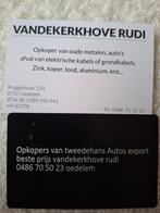 Opkoper van oude metalen auto's, Doe-het-zelf en Bouw, Metalen, Ophalen of Verzenden, Aluminium