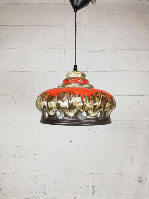 Vintage keramiek hanglamp, Huis en Inrichting, Lampen | Hanglampen, Ophalen of Verzenden