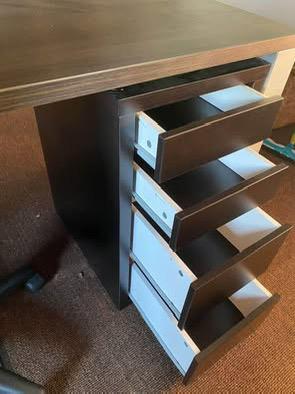 Bureau Largo (Weba), Huis en Inrichting, Kasten | Roldeurkasten en Archiefkasten, Zo goed als nieuw, Metaal, Ophalen