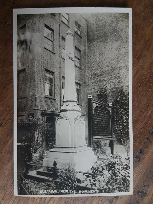 Postcard London Susannah Wesleys Monument oorlogsmonument, Verzamelen, Militaria | Tweede Wereldoorlog, Landmacht, Foto of Poster