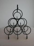 Smeedijzeren wijnflessenrekje, Antiek en Kunst, Ophalen