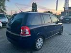 Opel zafira 7 place 2011, Euro 5, Zwart, Blauw, Leder en Stof
