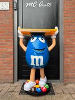 M&M winkel reclame beeld Blauw, Verzamelen, Ophalen, Gebruikt, Reclamebord