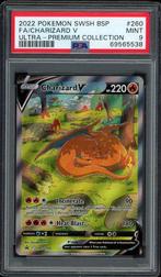 Charizard V PSA 9 - SWSH260 - Sword & Shield Promo 2022, Hobby en Vrije tijd, Ophalen of Verzenden, Zo goed als nieuw, Losse kaart