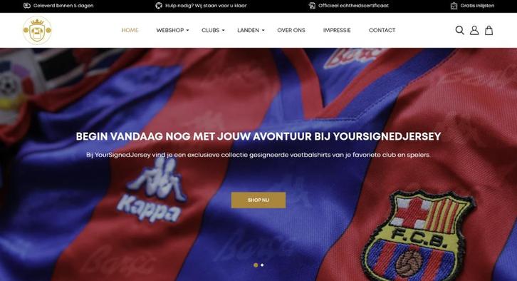 Gesigneerde voetvalshirts, Verzamelen, Sportartikelen en Voetbal, Nieuw, Shirt, Verzenden