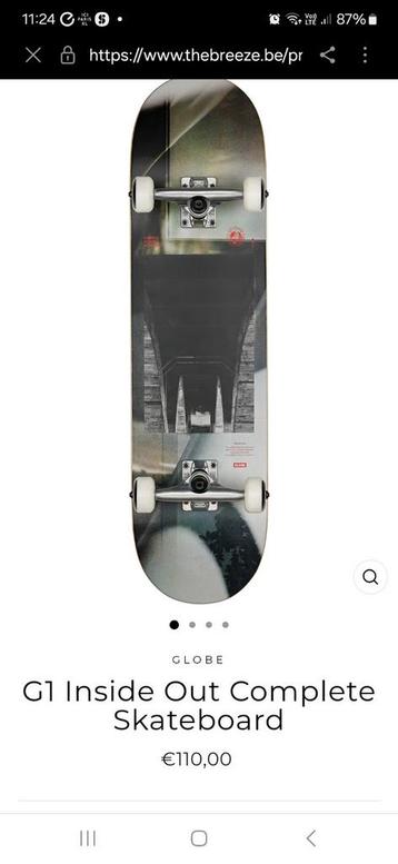 Nieuw Skateboard Globe beschikbaar voor biedingen
