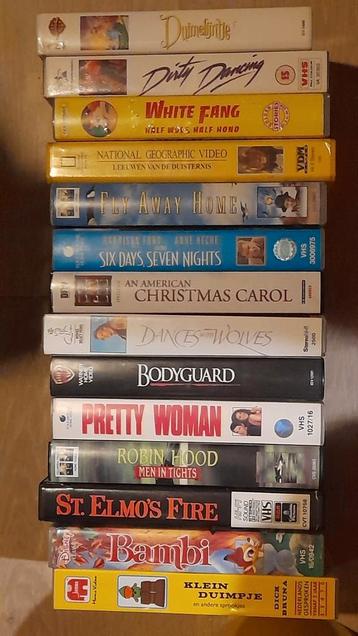 14 vhs cassettes allerlei genres beschikbaar voor biedingen