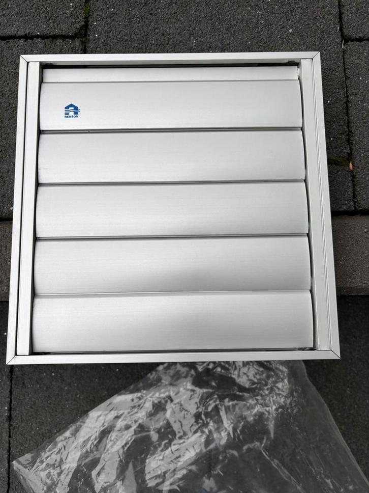 Grille de hotte alu Renson, Bricolage & Construction, Ventilation & Extraction, Neuf, Ventilateur et Extracteur, Enlèvement ou Envoi