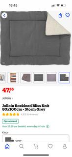 Jollein boxkleed grijs, Kinderen en Baby's, Ophalen, Zo goed als nieuw, Boxkleed