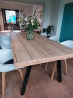 Eettafel steigerhout, Huis en Inrichting, 200 cm of meer, 50 tot 100 cm, Gebruikt, Rechthoekig