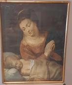 DE MADONNA IN AANBIDDING P.P Rubens 1577-1640 ., Antiquités & Art, Art | Peinture | Classique, Enlèvement