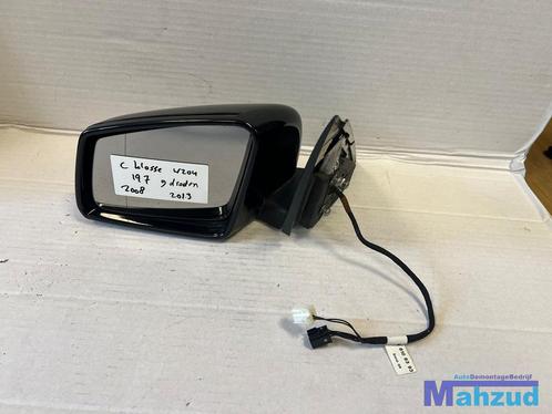 MERCEDES C KLASSE W204 ZWART 197 Links spiegel 2008-2013, Auto-onderdelen, Spiegels, Mercedes-Benz, Gebruikt, Ophalen of Verzenden