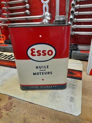 oude lege oliekan Esso standaardindex 50 beschikbaar voor biedingen