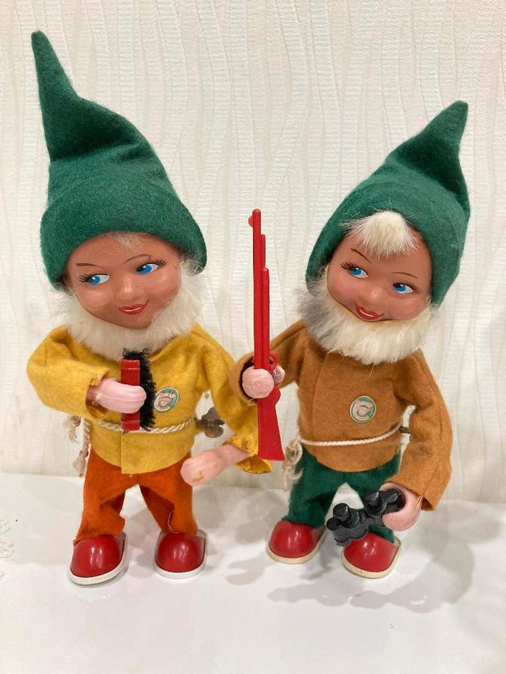 2 KERSA kabouters uit 1950, Antiek en Kunst, Antiek | Speelgoed, Ophalen of Verzenden