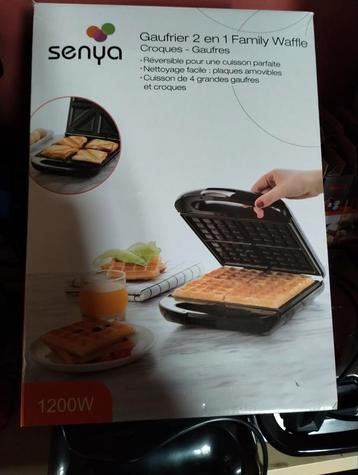 Gaufrier croque, Electroménager, Enlèvement ou Envoi, Comme neuf