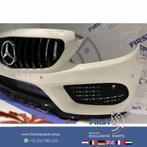 W205 C205 AMG VOORBUMPER Mercedes C Klasse WIT COMPLEET + GT, Gebruikt, Ophalen of Verzenden, Bumper, Mercedes-Benz