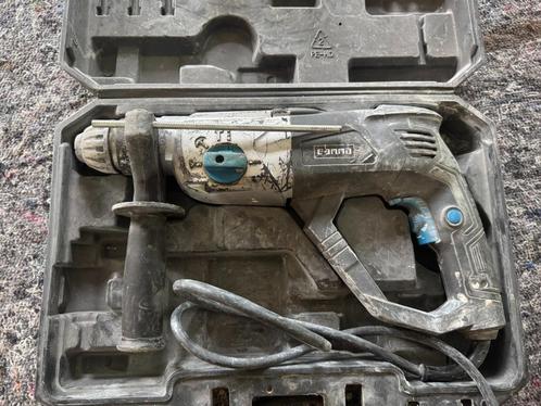 Perforateur GAMMA avec coffret – bon état, Doe-het-zelf en Bouw, Gereedschap | Boormachines, Gebruikt, Boormachine, 600 watt of meer