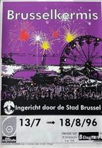 Prachtige affiche van Kermis in Brussel 1996, Ophalen of Verzenden, Zo goed als nieuw, Reclame