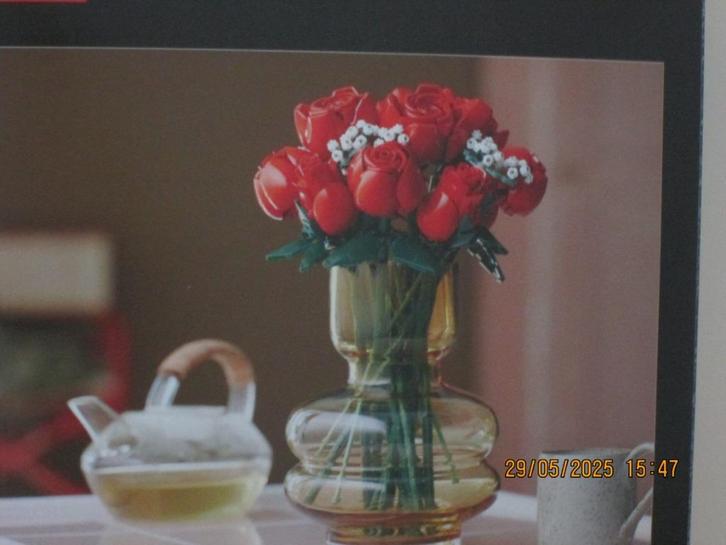 Lego set 10328 Bouquet of roses, Kinderen en Baby's, Speelgoed | Duplo en Lego, Zo goed als nieuw, Lego, Complete set, Ophalen of Verzenden