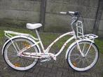 26 inch witte elecktra beachbike met 3 versnellingen, Fietsen en Brommers, Fietsen | Cruisers en Lowriders, Staal, Cruiser, Gebruikt