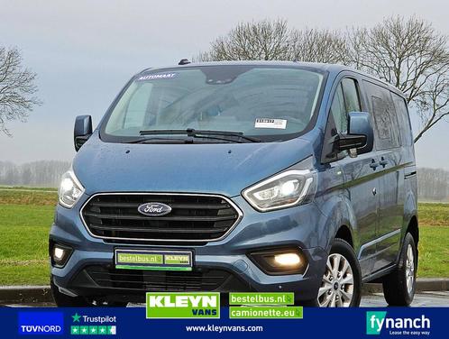 Ford TRANSIT CUSTOM L1H1 Dub.Cab Autom!, Auto's, Bestelwagens en Lichte vracht, Bedrijf, ABS, Airconditioning, Cruise Control