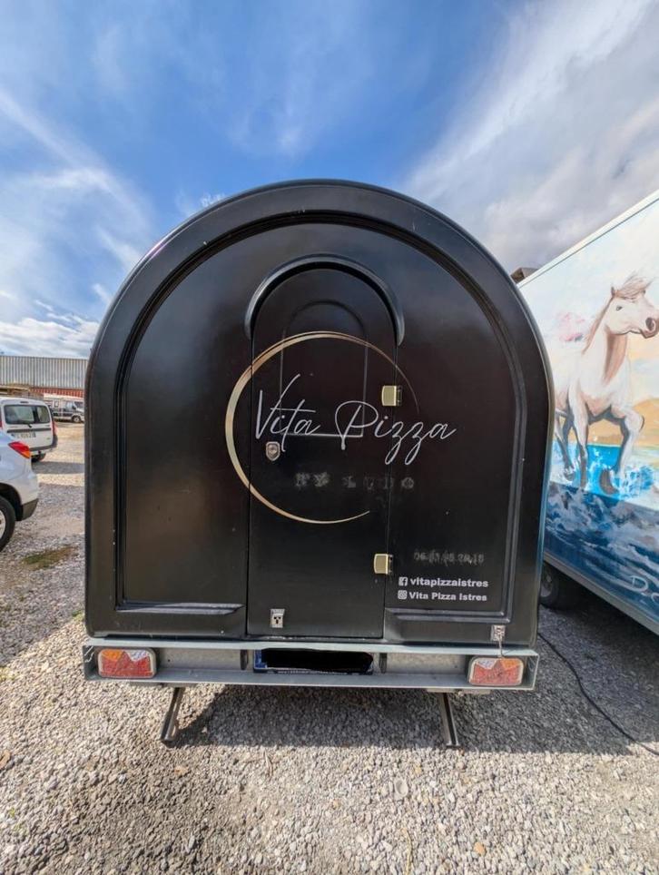 Foodtruck pizza, Auto diversen, Aanhangers en Bagagewagens, Zo goed als nieuw, Ophalen