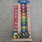 Melissa & Doug - Stapel en Tel Parkeergarage, Kinderen en Baby's, Speelgoed | Houten speelgoed, Nieuw, Ophalen of Verzenden