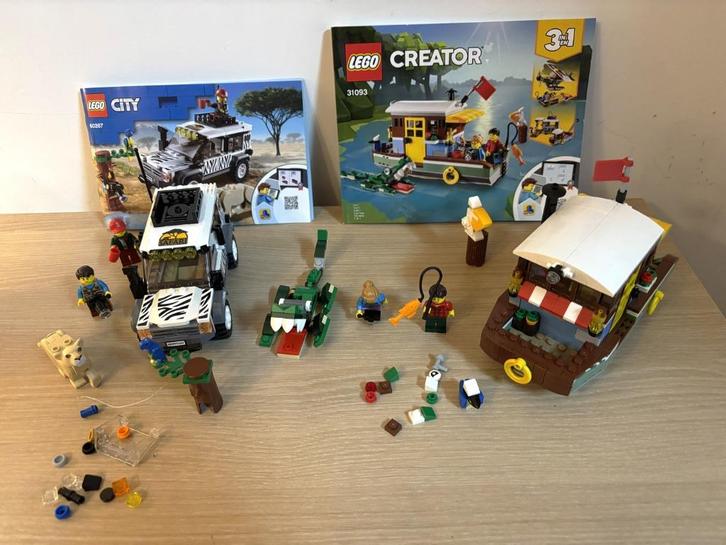 Lego City Safari en Lego Creator, Kinderen en Baby's, Speelgoed | Duplo en Lego, Gebruikt, Lego, Complete set, Ophalen